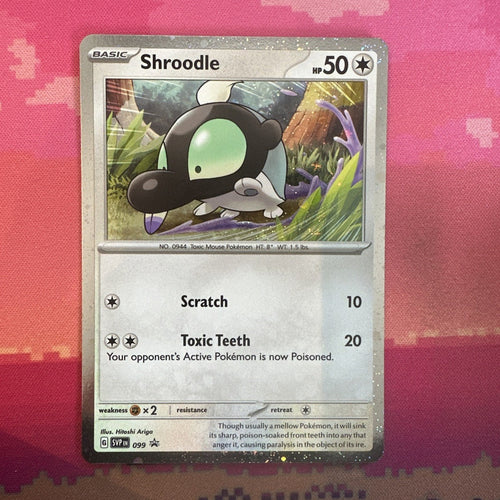Pokemon Card Shroodle Black Star Promo 099 NM