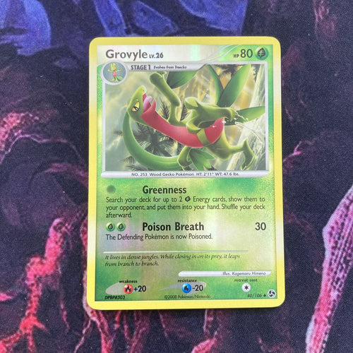 Pokemon Card Grovyle Great Encounters Reverse Holo 40/106 Near Mint