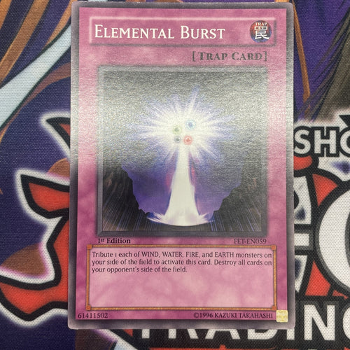 Yugioh Elemental Burst FET-EN059 Common 1st Edition NM/VLP See pics!