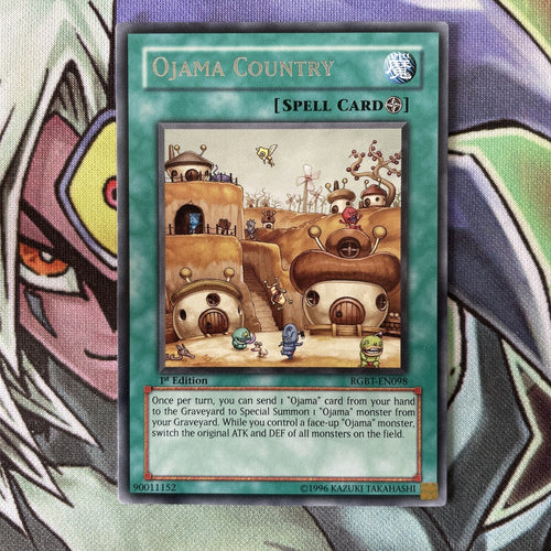 RGBT-EN098 Ojama Country Rare 1st Edition Near Mint YuGiOh Card
