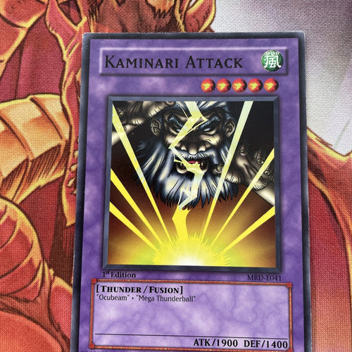 MRD-E041 Kaminari Attack 1st Edition Yugioh Card