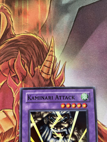 MRD-E041 Kaminari Attack 1st Edition Yugioh Card (back)