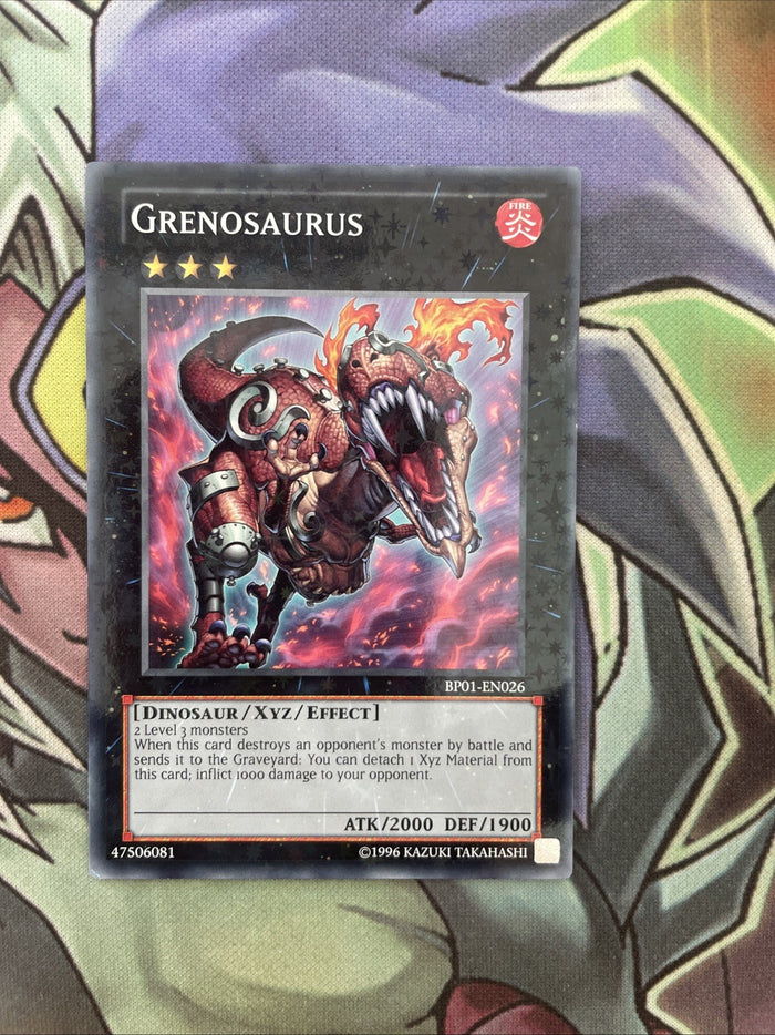 BP01-EN026 Grenosaurus Starfoil Rare Unlimited Edition NM Yugioh Card