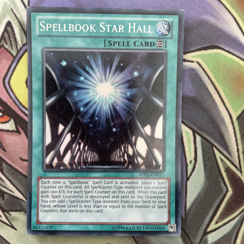 AP03-EN011 Spellbook Star Hall Super Rare Unlimited Edition NM Yugioh Card