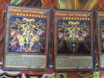 BLRR-EN022 YUGIOH CARD - 3 X HAILON, THE TIMELORD ULTRA YUGIOH (back)
