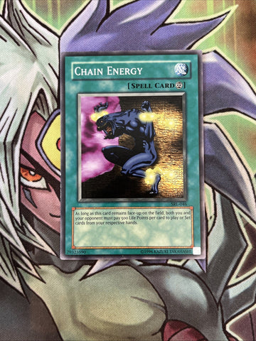 SRL-046 Chain Energy Common Unlimited Edition NM Yugioh Card