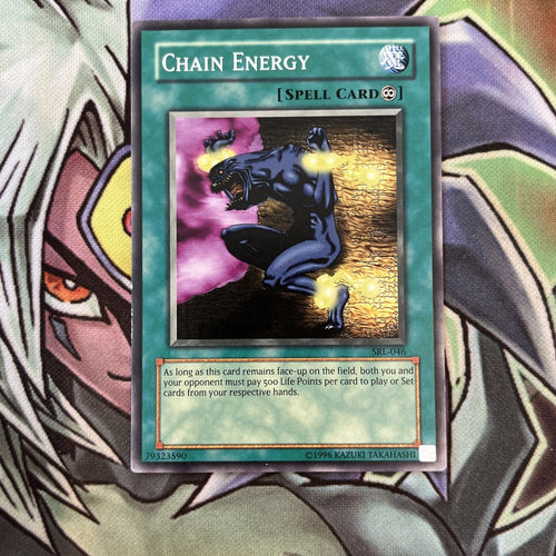 SRL-046 Chain Energy Common Unlimited Edition NM Yugioh Card