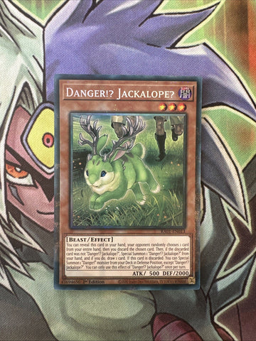 RA01-EN013 Danger!? Jackalope Collectors Rare 1st Edition NM Yugioh Card