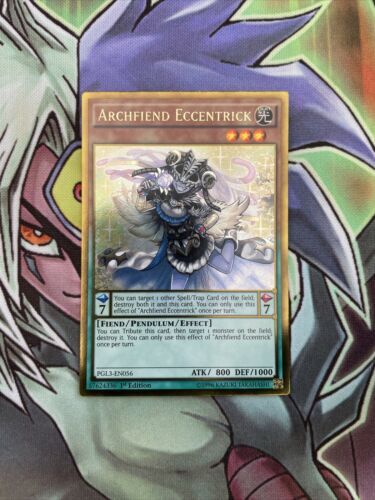 PGL3-EN056 Archfiend Eccentrick Gold Rare 1st Edition NM Yugioh Card