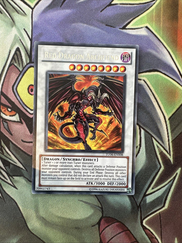 TU06-EN008 Red Dragon Archfiend Rare Unlimited Edition NM Yugioh Card