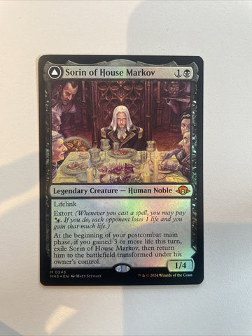 Sorin Of House Markov - Modern Horizions 3 FOIL Excellent Magic MTG