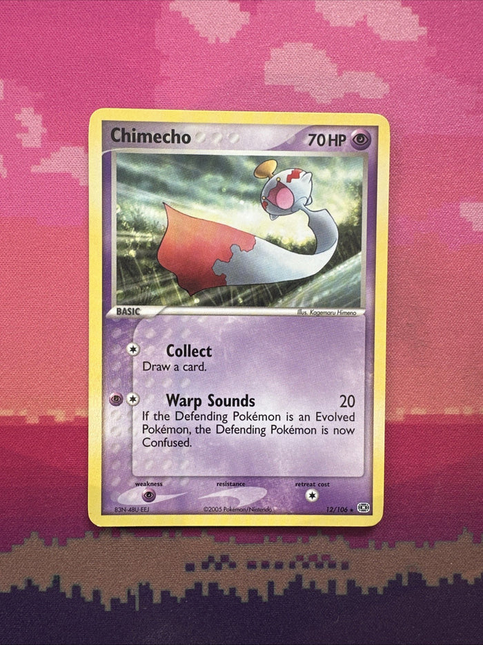 Pokemon Card Chimecho EX Emerald Rare 12/106 Near Mint