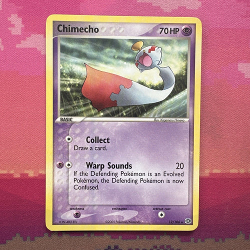 Pokemon Card Chimecho EX Emerald Rare 12/106 Near Mint