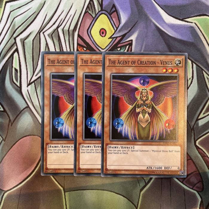 OP05-EN017 The Agent Of Creation - Venus Common x3 Excellent Condition Yugioh