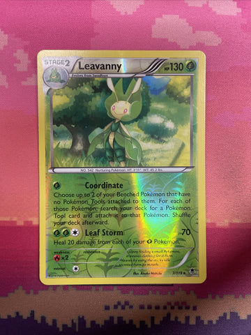 Pokemon Card Leavanny Phantom Forces Reverse Holo Rare 7/119 NM