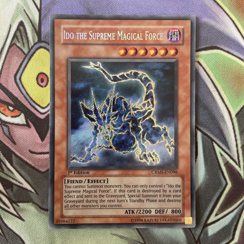 CRMS-EN096 Ido The Supreme Magical Force Secret Rare 1st Edition NM Yugioh Card