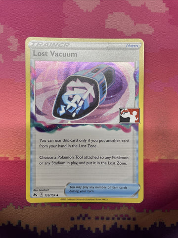 Pokemon Card Lost Vacuum Prize Pack Cosmo Holo 135/159 Near Mint