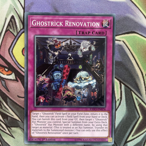 EXFO-EN074 Ghostrick Renovation Common 1st Edition NM Yugioh Card