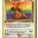 Pokemon Card Dragonite (19) 1st Edition LP Fossil 19/62