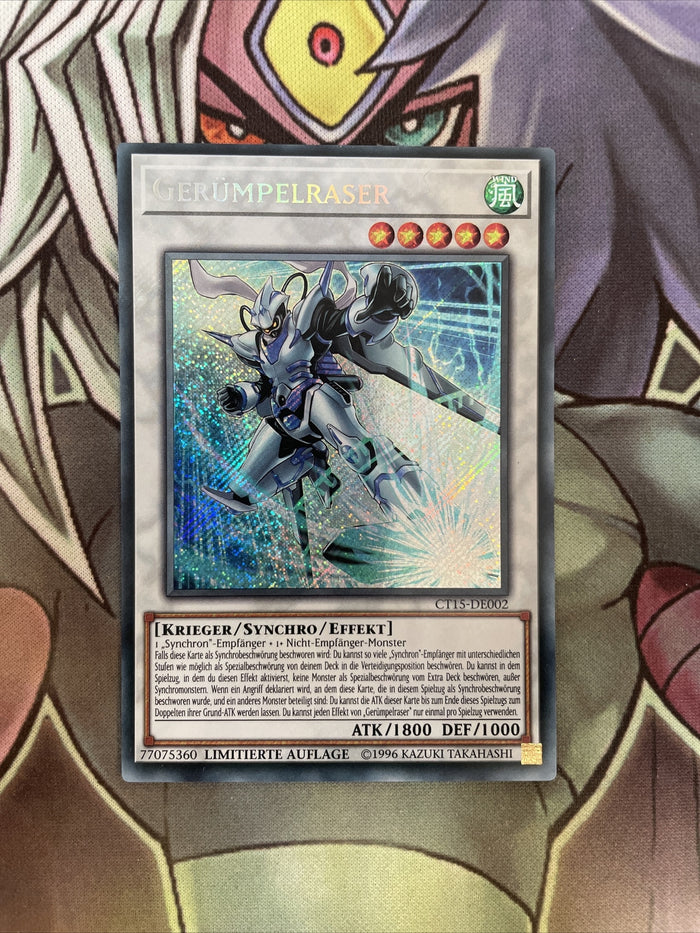 CT15-DE002 Junk Speeder Secret Rare LIMITED EDITION NM GERMAN Yugiohh