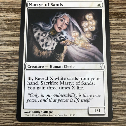Martyr Of Sands - Coldsnap Excellent Magic MTG