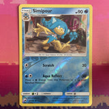 Pokemon Card Simipour Burning Shadows Reverse Holo 37/147 Near Mint