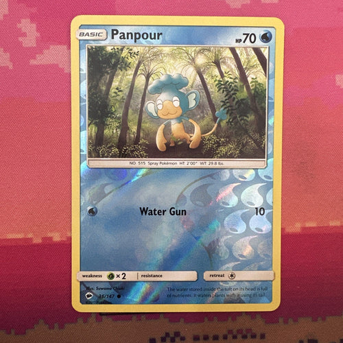 Pokemon Card Panpour Burning Shadows Reverse Holo 36/147 NM