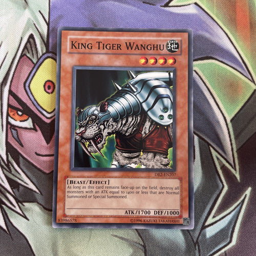 DB2-EN207 King Tiger Wanghu Common UNL Edition NM Yugioh Card