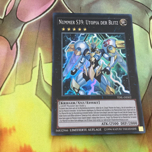 TDIL-DESE2 Number s39: Utopia The Lightning German Near Mint Yugioh