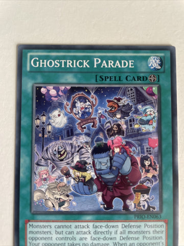 PRIO-EN063 Ghostrick Parade Common 1st Edition YuGiOh NM (back)