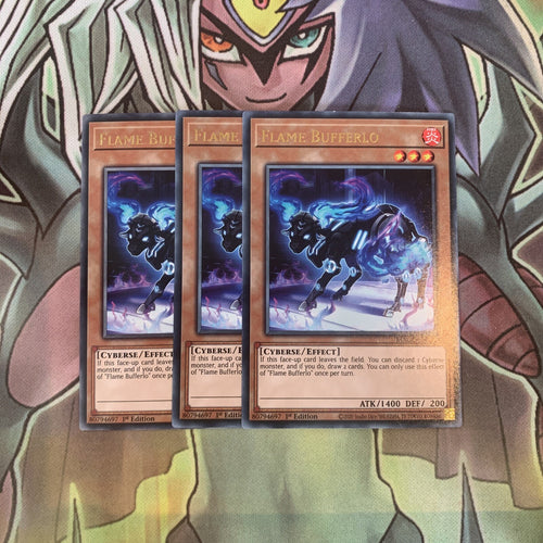 MAGO-EN127 x3 Flame Bufferlo Rare Excellent Condition Yugioh