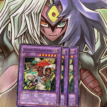 EOJ-EN036 x3 Elemental Hero Necroid Shaman Common Excellent Condition Yugioh
