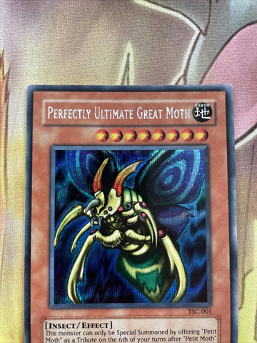 TSC 001 Yugioh Perfectly Ultimate Great Moth NM Unl Prismatic Rare (back)