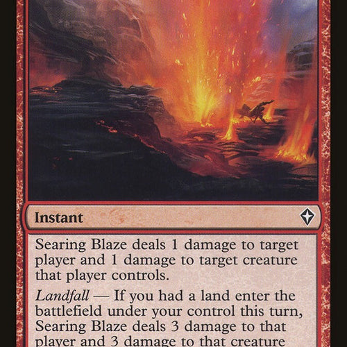 Searing Blaze - Worldwake Excellent Magic MTG