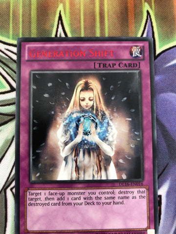 DL16-EN016 YuGiOh Generation Shift (RED) Set Duelist League Card Unused (back)