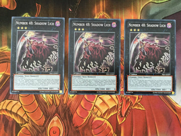 PRIO-EN0971st Edition 3x Number 48: Shadow Lich  Common YuGiOh Cards
