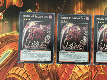 PRIO-EN0971st Edition 3x Number 48: Shadow Lich  Common YuGiOh Cards (back)