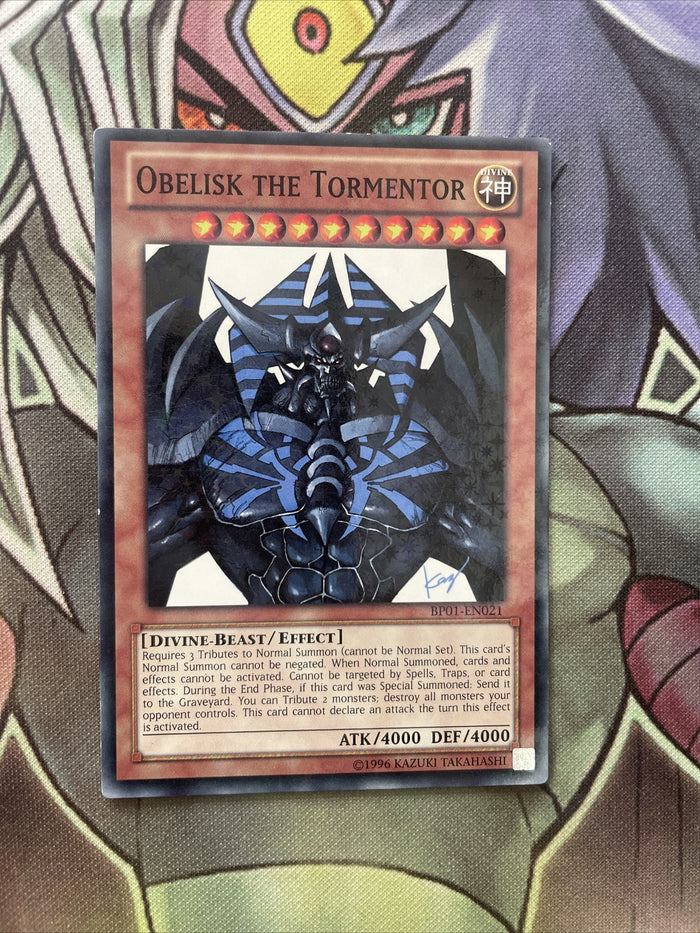 BP01-EN021 Obelisk The Tormentor Starfoil Rare Unlimited Edition NM Yugioh Card