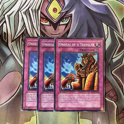 SD7-EN030 x3 Ordeal of a Traveler Common Excellent Condition Yugioh