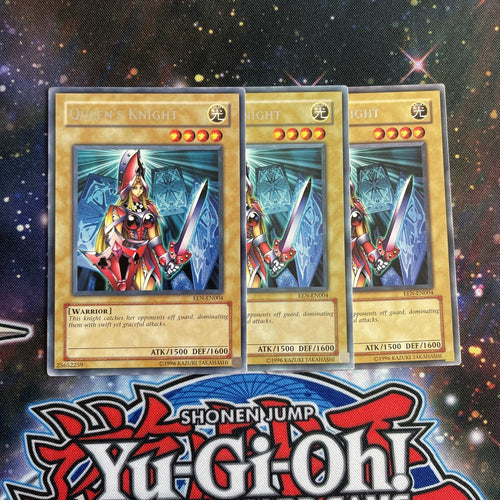 EEN-EN004 x3 Queen's Knight Common Playset Yugioh