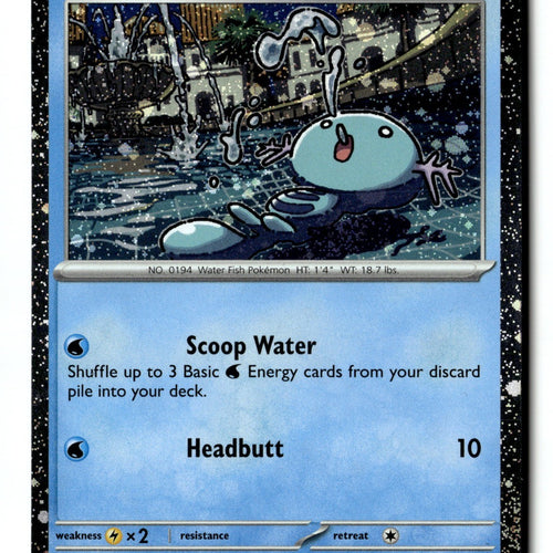Pokemon Card Wooper Holo LP SV: Scarlet & Violet Promo Cards 155