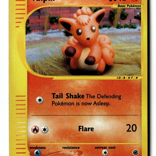 Pokemon Card Vulpix Reverse Holo LP Expedition 136/165
