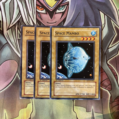 SD4-EN004 x3 Space Mambo Common Excellent Condition Yugioh