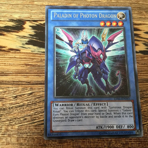 LVAL-EN045 Yugioh Rare Paladin Of Photon Dragon 1st Edition (NM)