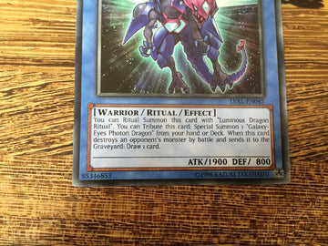 LVAL-EN045 Yugioh Rare Paladin Of Photon Dragon 1st Edition (NM) (back)