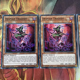 DAMA-EN005 3X Yugioh Despian Tragedy Common 1st Edition NM PLAYSET