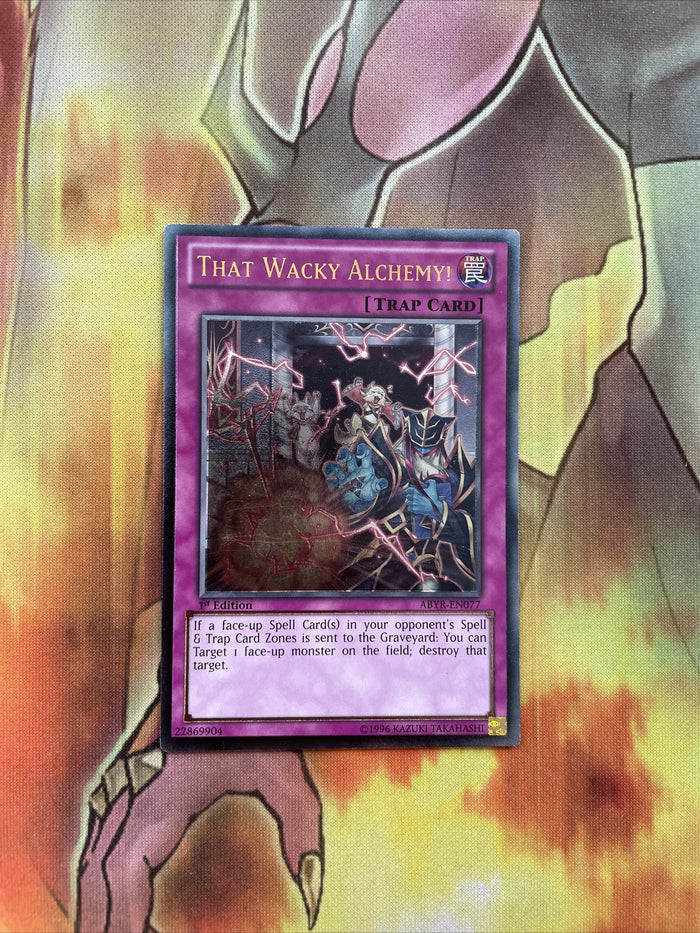 ABYR-EN077 That Wacky Alchemy! Ultimate Rare 1st Edition Near Mint Yugioh