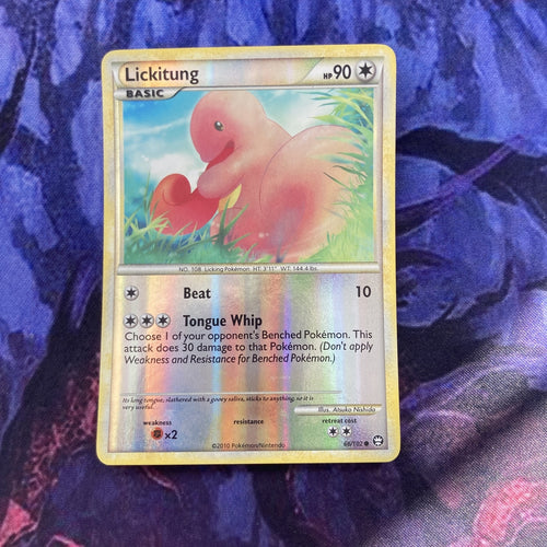 Pokemon Card Lickitung Triumphant Reverse Holo 66/102 Near Mint