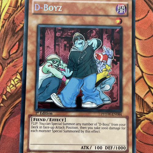 PHSW-EN084 D-Boyz 1st edition NM Yugioh Card