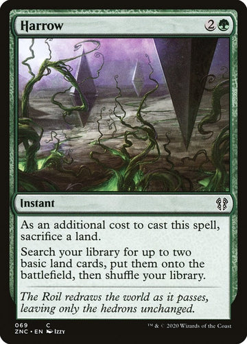 Harrow Zendikar Rising Excellent Magic MTG